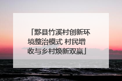 黟县竹溪村创新环境整治模式 村民增收与乡村焕新双赢