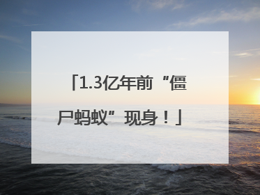 1.3亿年前“僵尸蚂蚁”现身！
