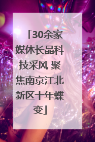 30余家媒体长晶科技采风 聚焦南京江北新区十年蝶变