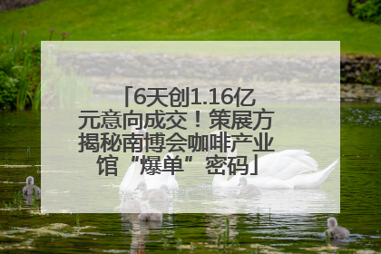 6天创1.16亿元意向成交！策展方揭秘南博会咖啡产业馆“爆单”密码