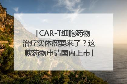 CAR-T细胞药物治疗实体瘤要来了？这款药物申请国内上市