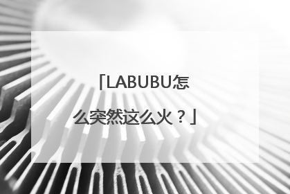 LABUBU怎么突然这么火？