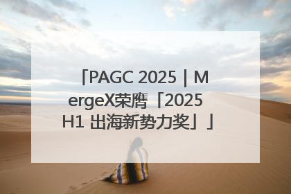PAGC 2025｜MergeX荣膺「2025 H1 出海新势力奖」